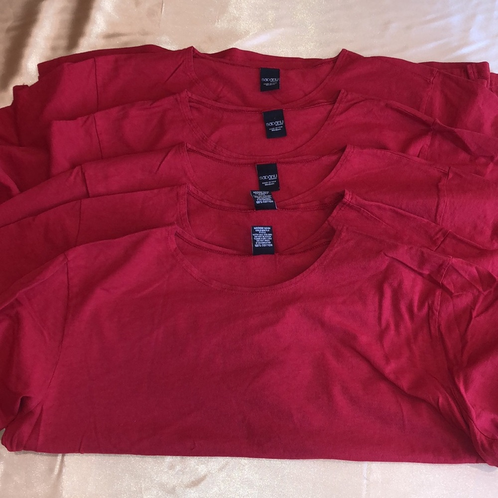 NEW Sabaku 3 pieces tee t shirt  1/3 sleeve Bundle Women tops